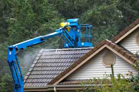 Bapchule roof cleaning by Henry The Painter