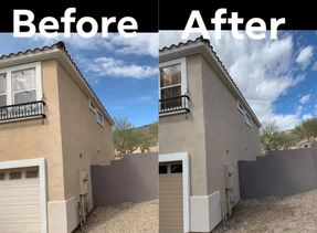 Before & After Exterior House Painting in Gilbert, AZ (2)